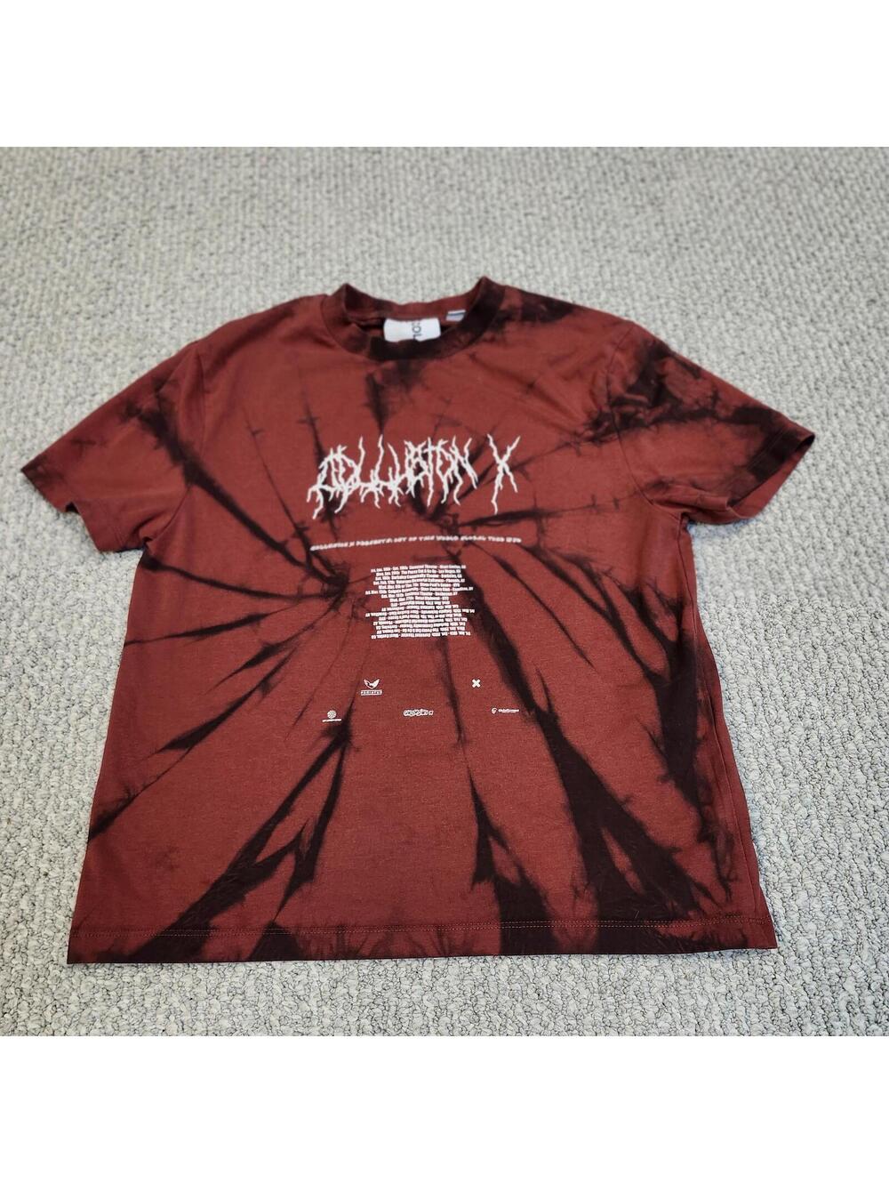 COLLUSION Tie-Dye Graphic T-Shirt Women's Medium